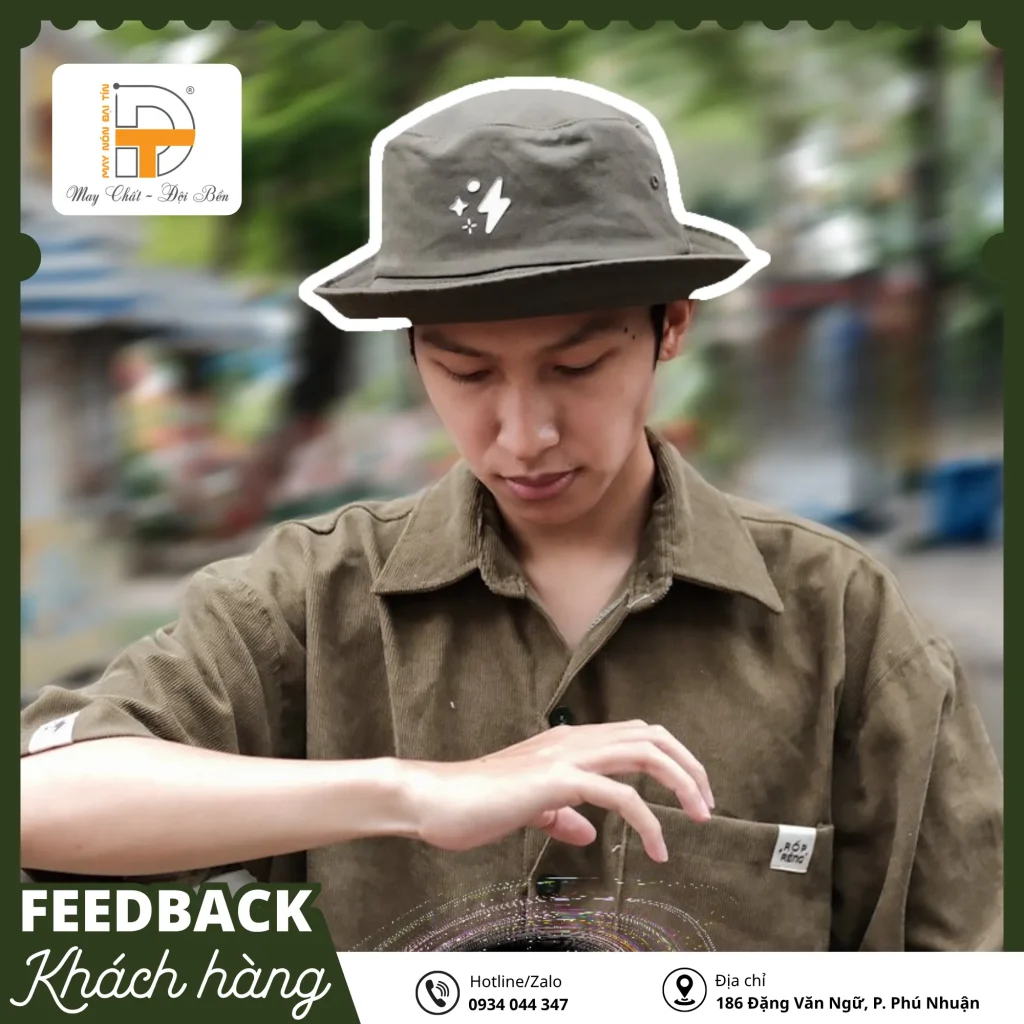 Feedback dự án thực tế xưởng may nón đại tín và rốp rẻng cà phê (1)
