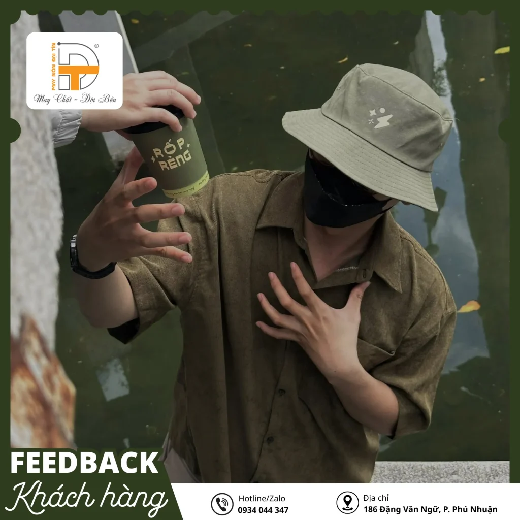 Feedback dự án thực tế xưởng may nón đại tín và rốp rẻng cà phê (6)